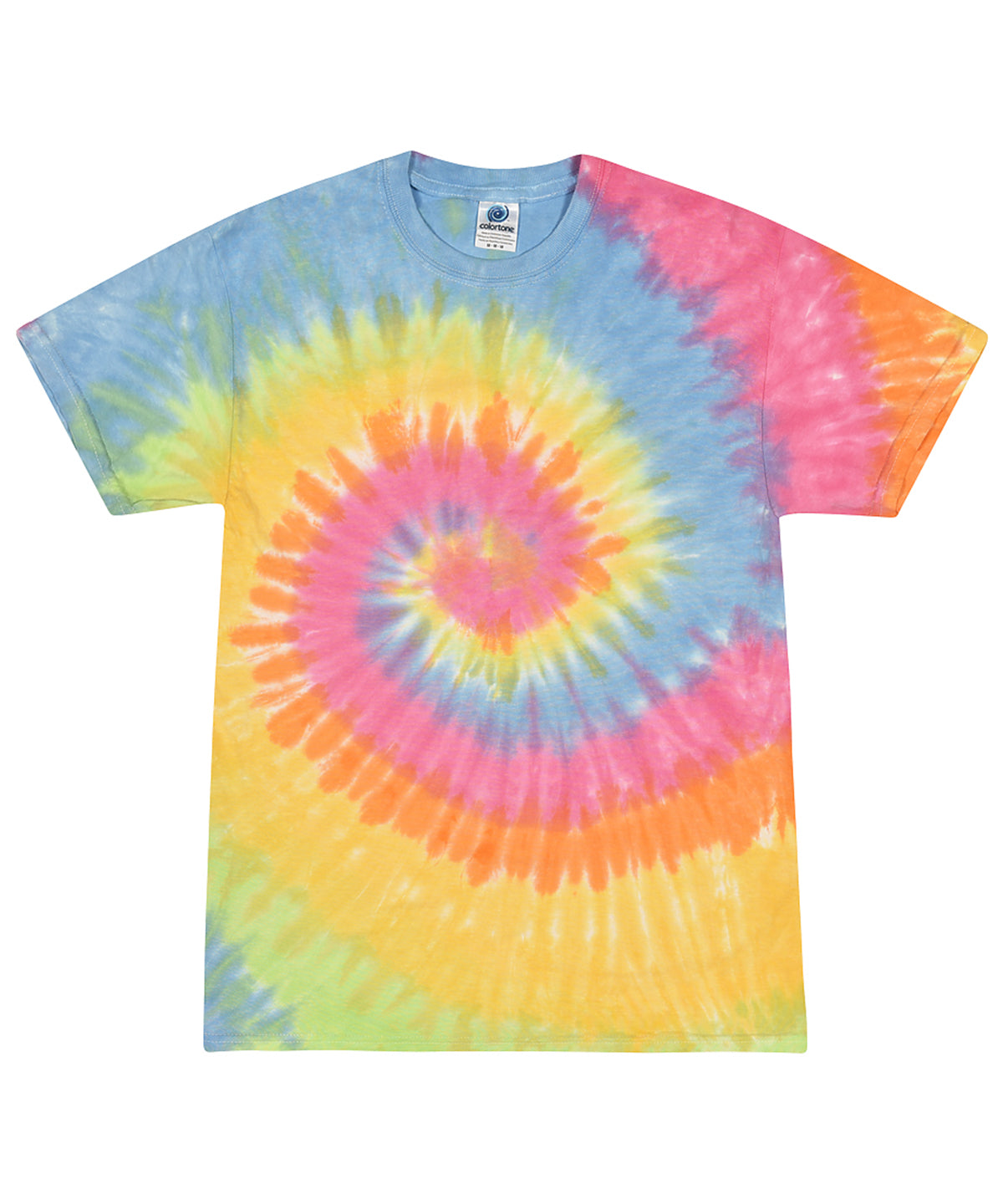 Colortone Kids Tie Dye TShirts Unisex Hyperbrights Neons