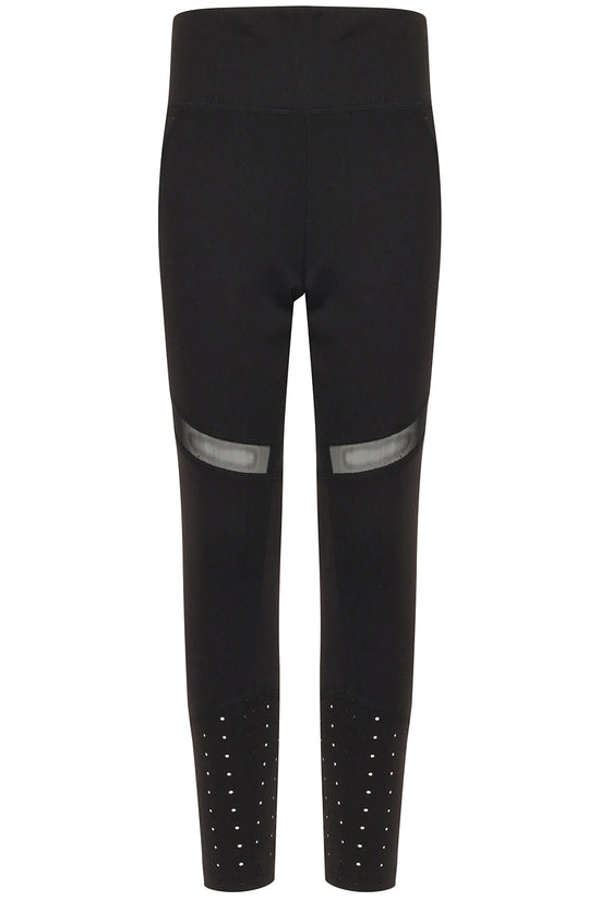 Tombo Kids Panelled Leggings for Girls High Waist Laser Cut Panels