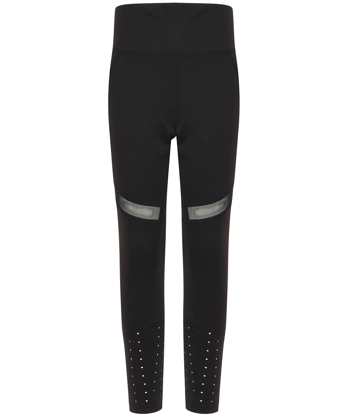 Tombo Kids Panelled Leggings for Girls High Waist Laser Cut Panels