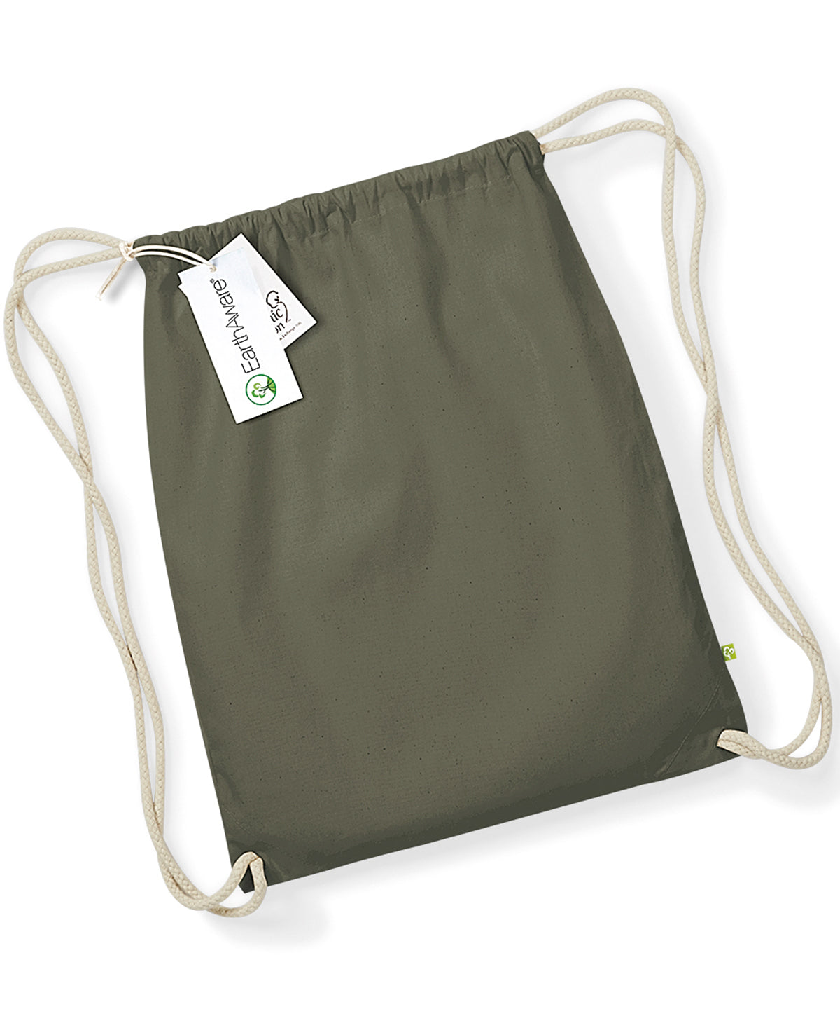 Westford Mill EarthAware Organic Gymsac Bag Premium Quality Unisex Adult Luggage