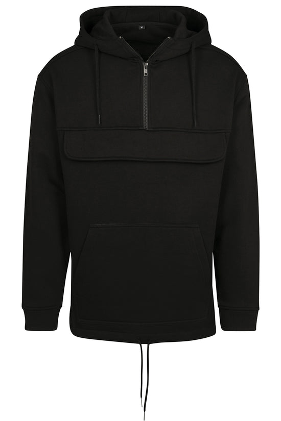 Windbreaker Style Sweat Pullover Hoodie for Unisex Adults
