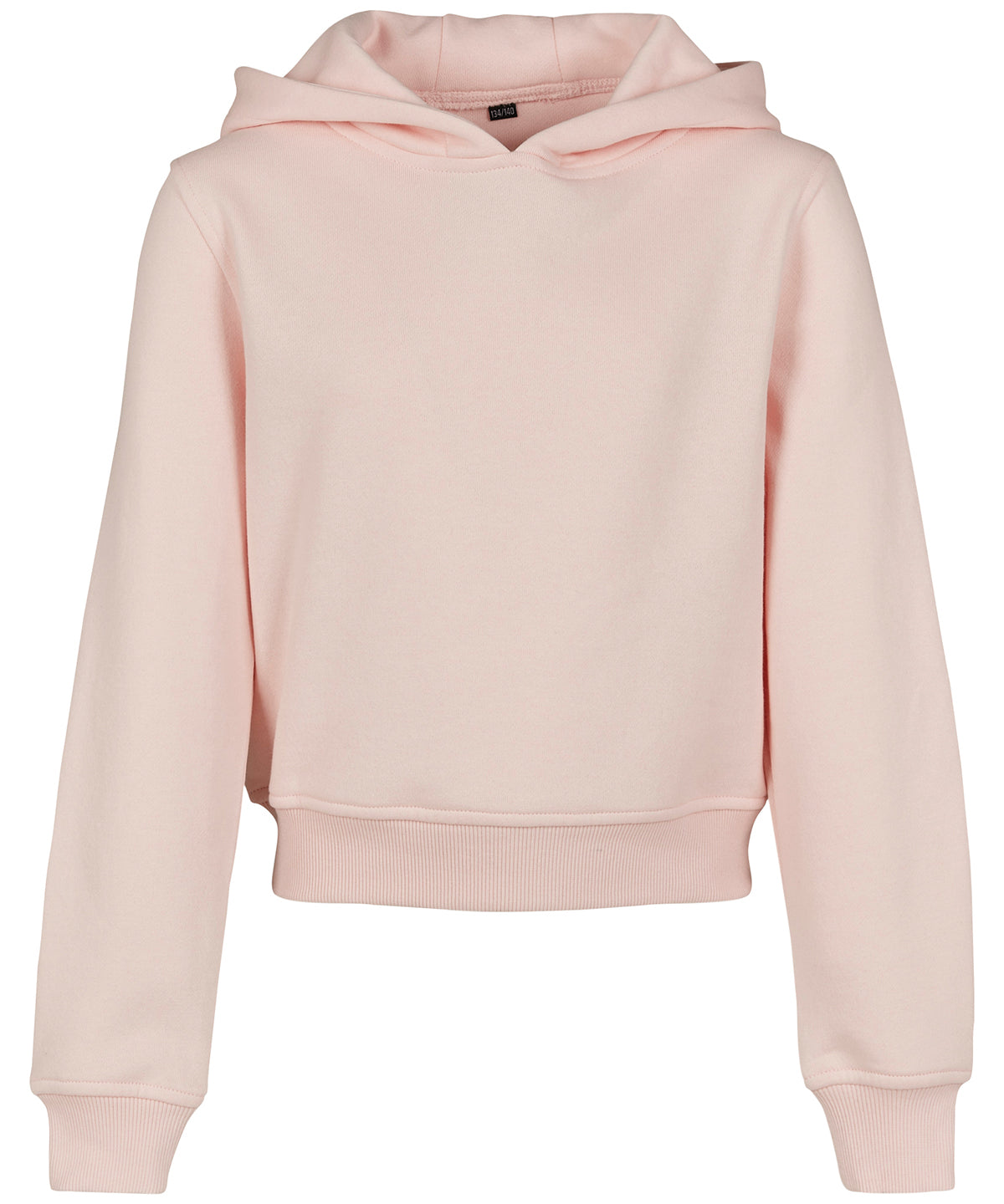 Girls Cropped Sweat Hoodie with Trendy Design