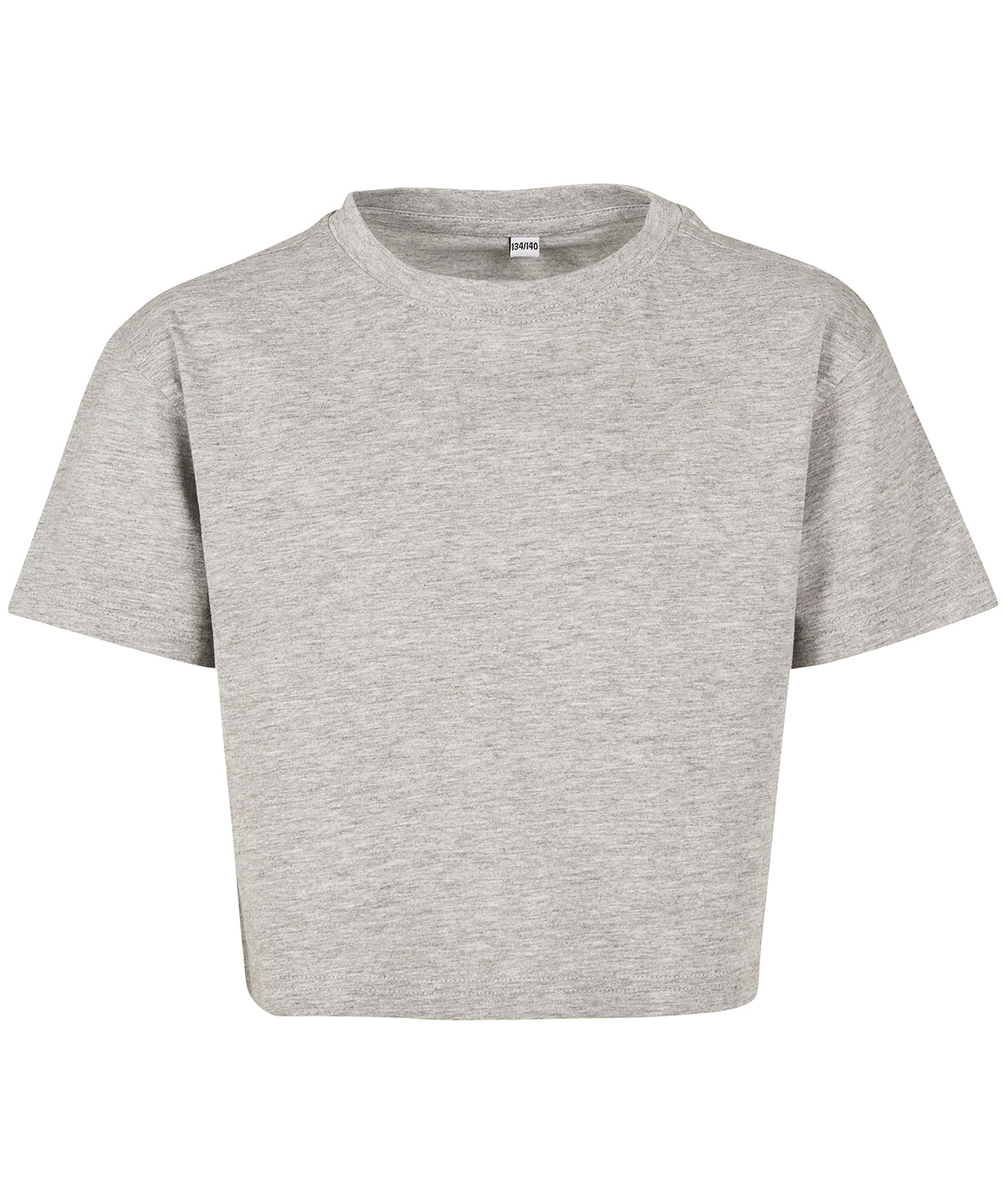 Girls Cropped Jersey Tee Trendy Female Kids TShirt