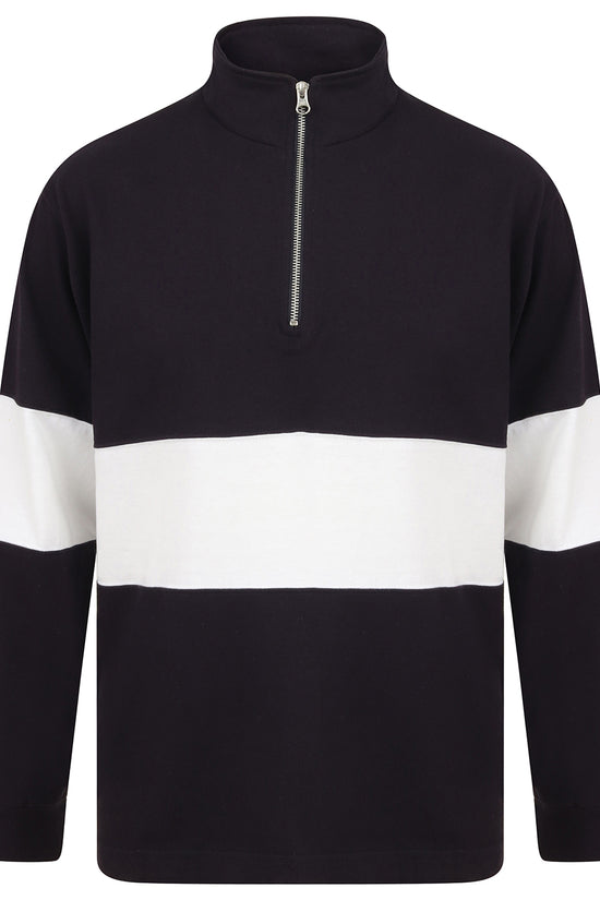Front Row Panelled Zip Sweatshirt Unisex Adult