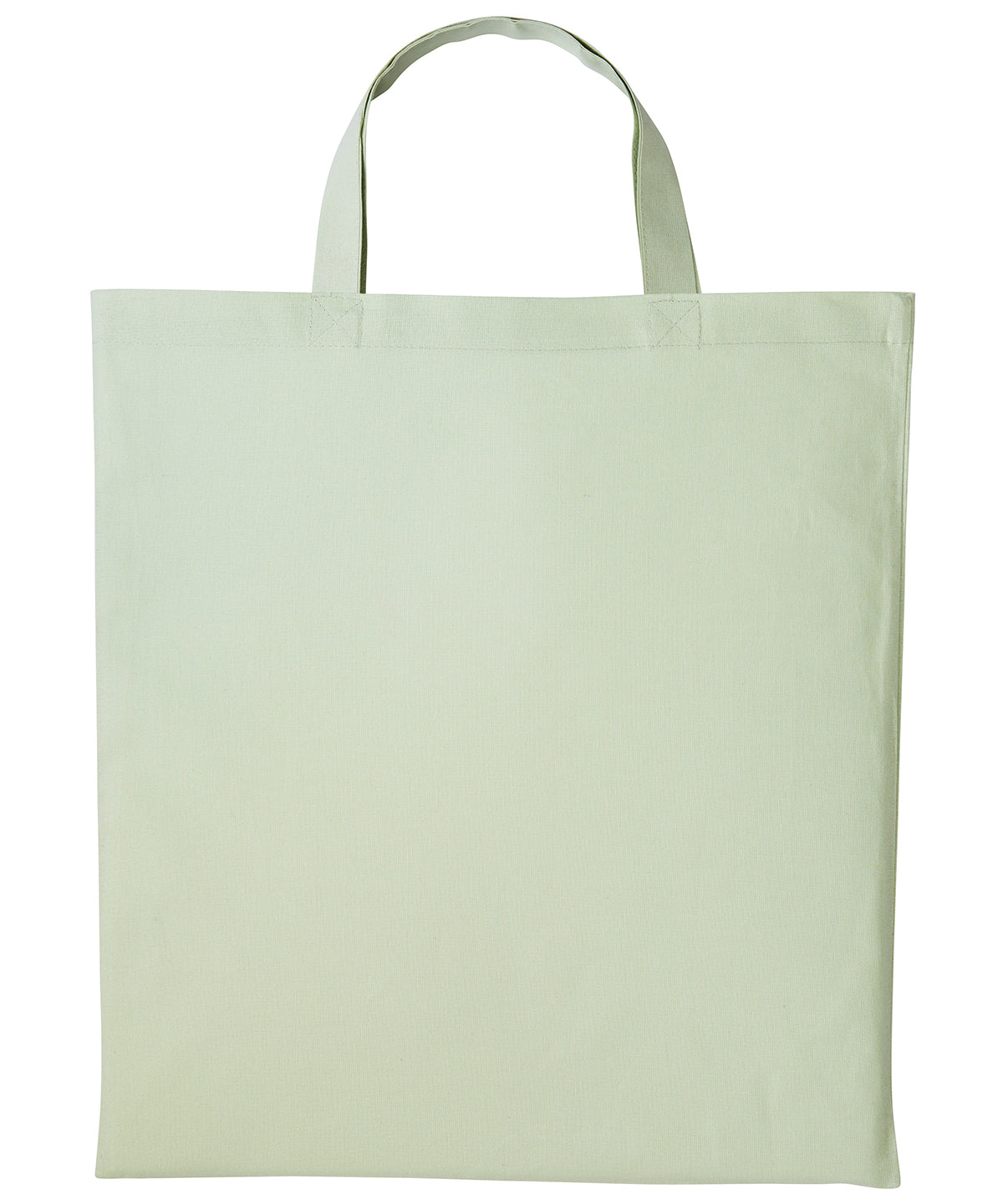 EcoFriendly Cotton Shopper Bag with Short Handles Unisex Adult Bags