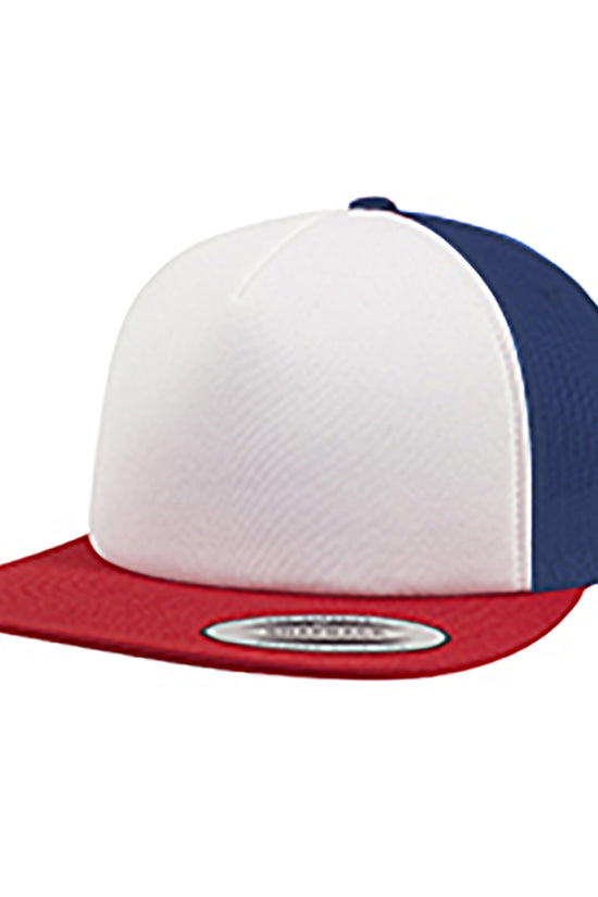 Yupoong Foam Trucker Cap with White Front 6005FW Unisex Adult