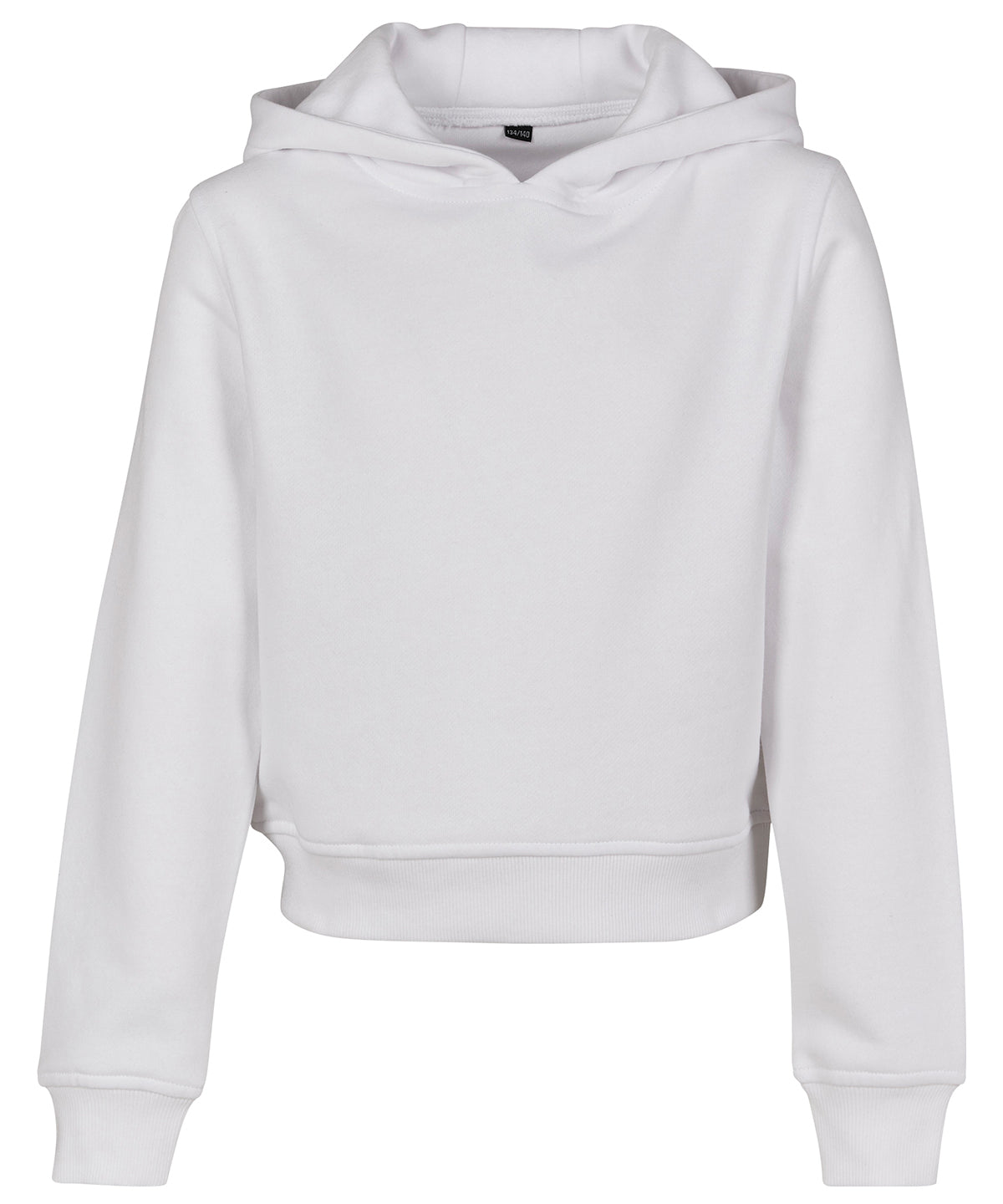 Girls Cropped Sweat Hoodie with Trendy Design
