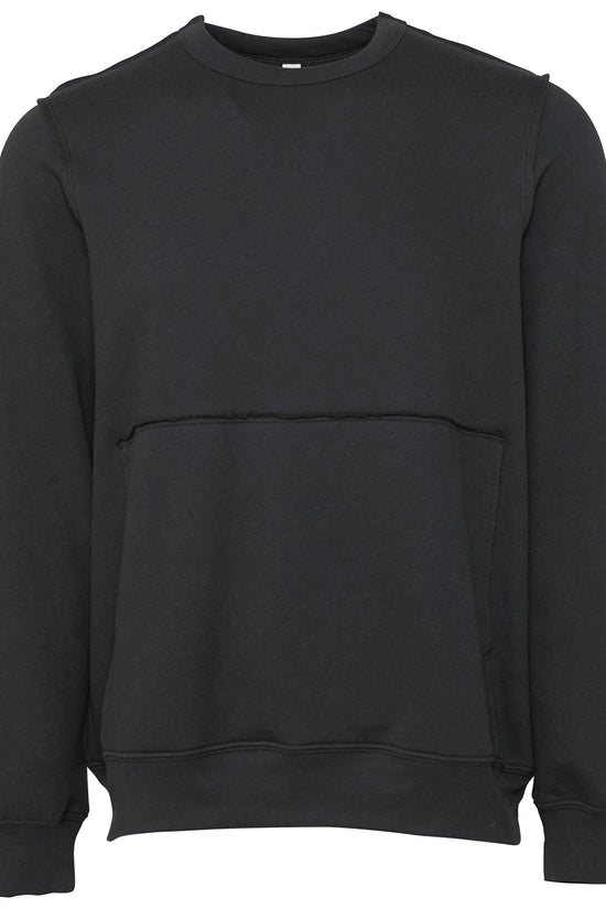 Bella Canvas Unisex RawSeam Crew Pullover Sweatshirt