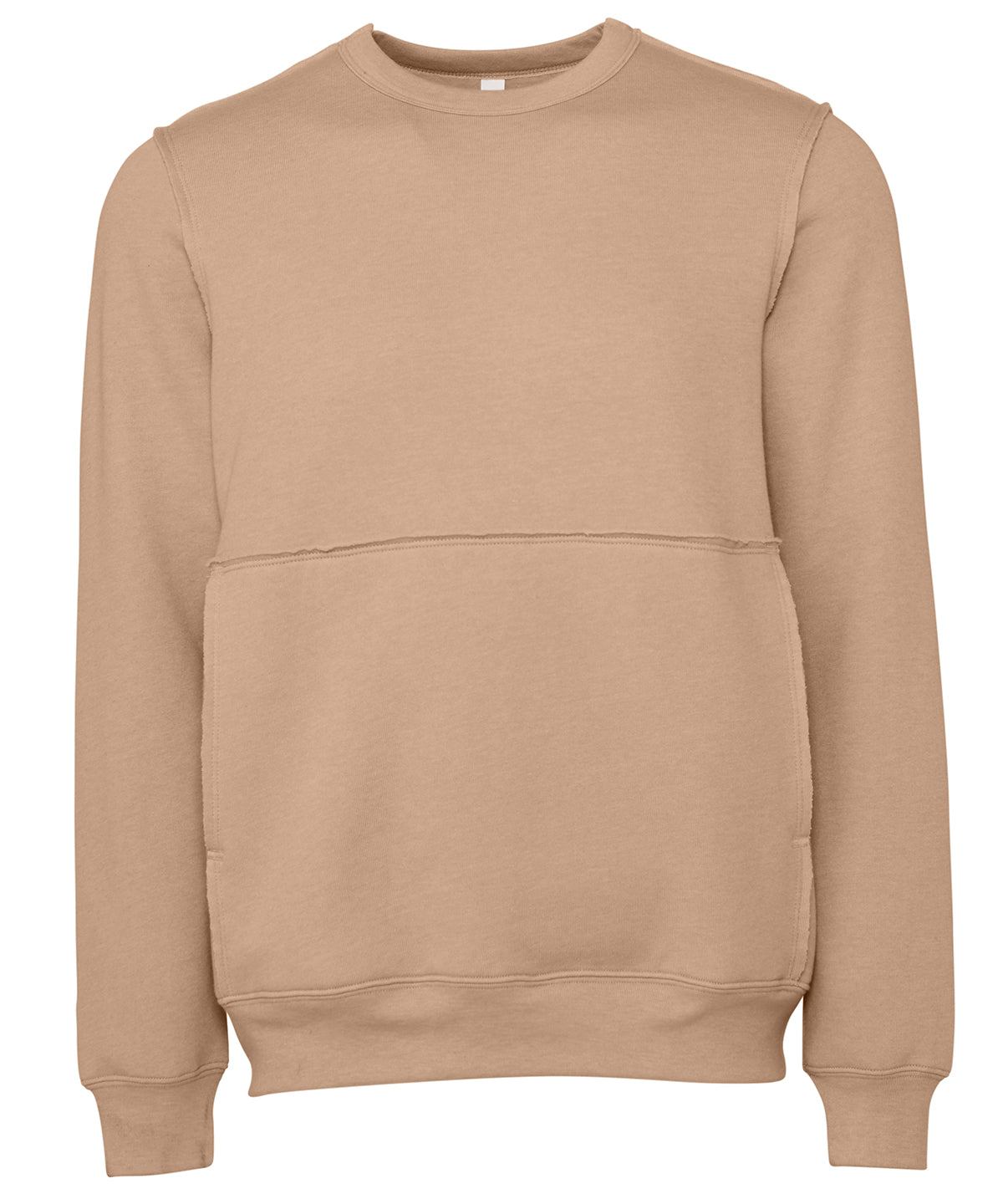 Bella Canvas Unisex RawSeam Crew Pullover Sweatshirt