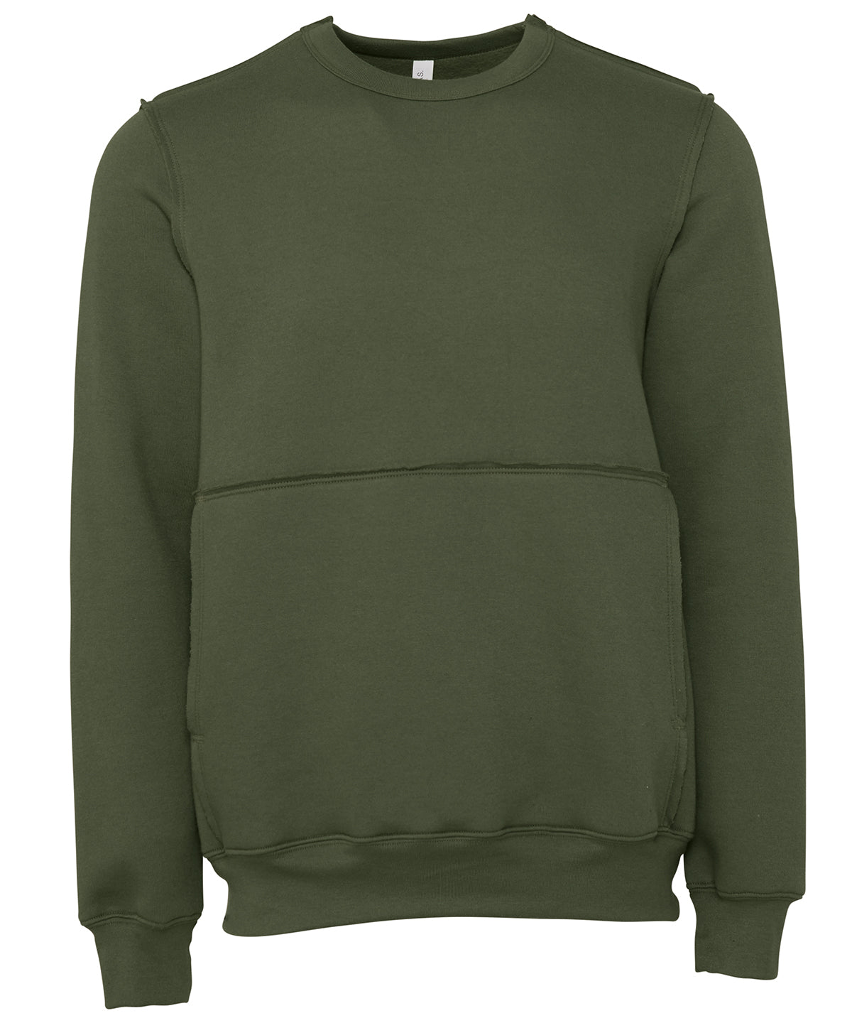 Bella Canvas Unisex RawSeam Crew Pullover Sweatshirt