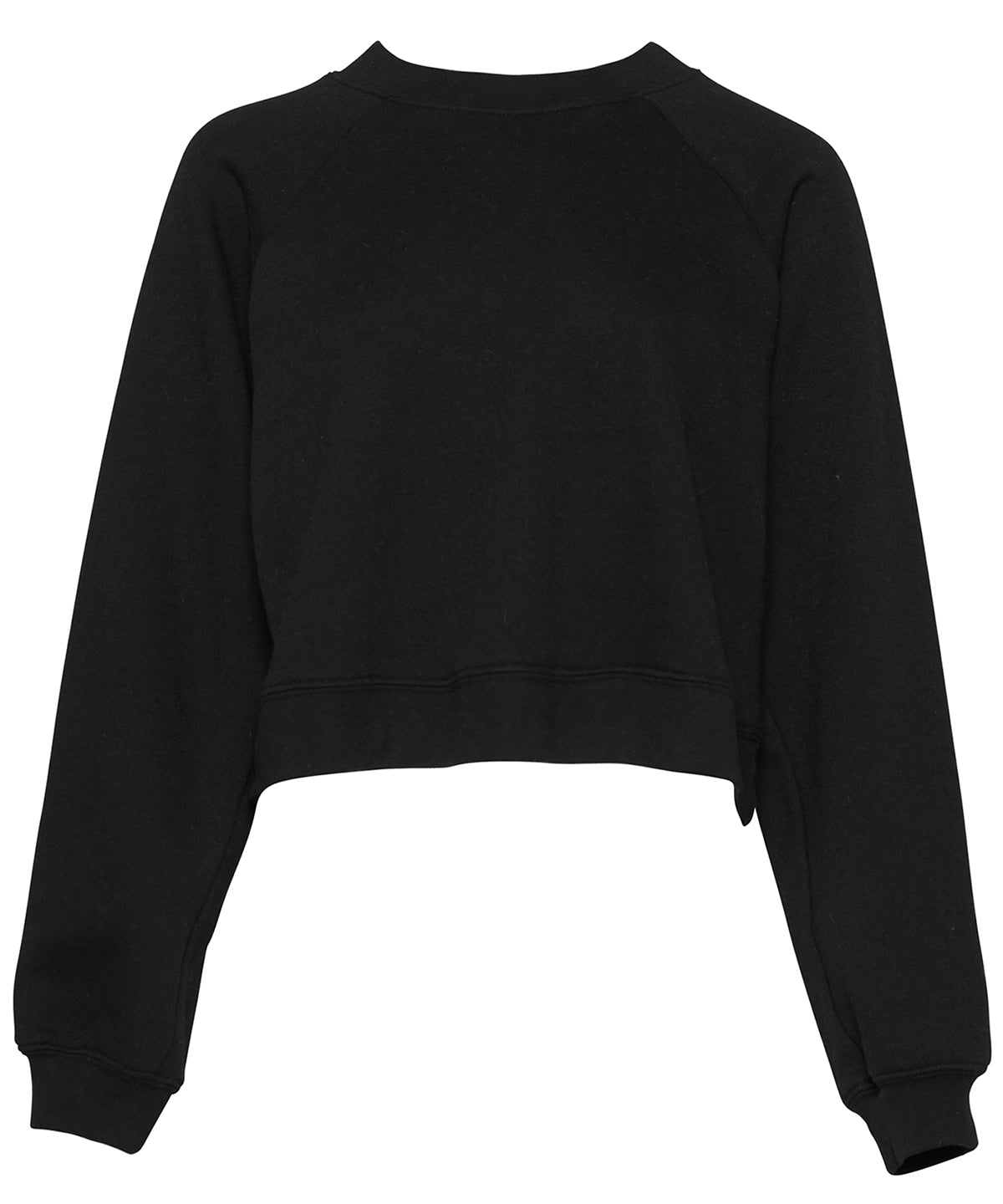 Bella Canvas Womens Raglan Pullover Fleece Sweatshirt Soft Stylish