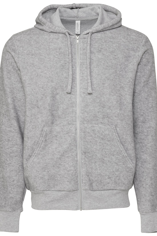 Super Soft Sueded Fleece FullZip Unisex Hoodie