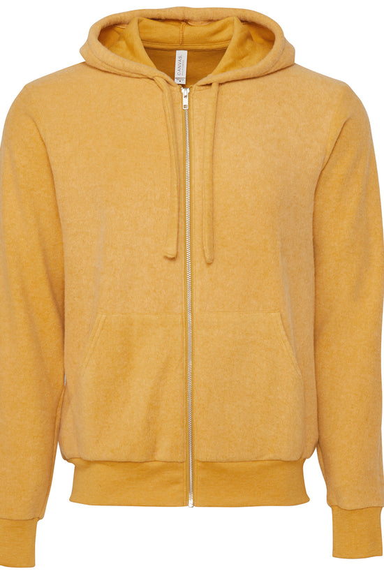 Super Soft Sueded Fleece FullZip Unisex Hoodie