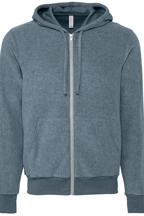 Super Soft Sueded Fleece FullZip Unisex Hoodie