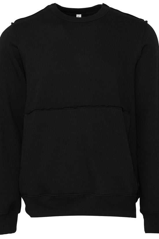 Bella Canvas Unisex RawSeam Crew Pullover Sweatshirt