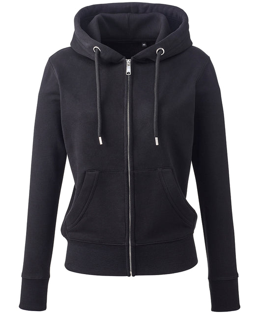 Anthem Womens FullZip Hoodie Ethically Sourced Vegan Certified