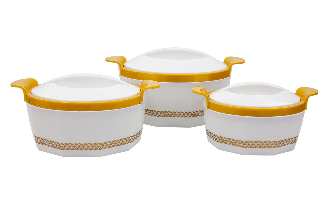 SQ Professional Fionna White Hot Pot Set of 3 10 15 25L