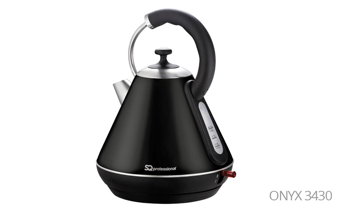 SQ Professional Gems Legacy Kettle 18L 2200W Onyx Elegant Efficient Design