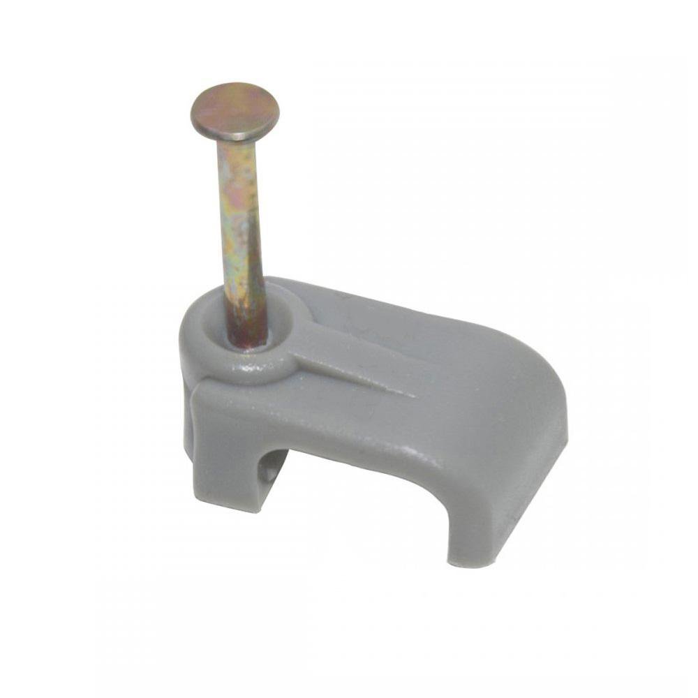 60mm Grey Cable Clips T E Pack of 100