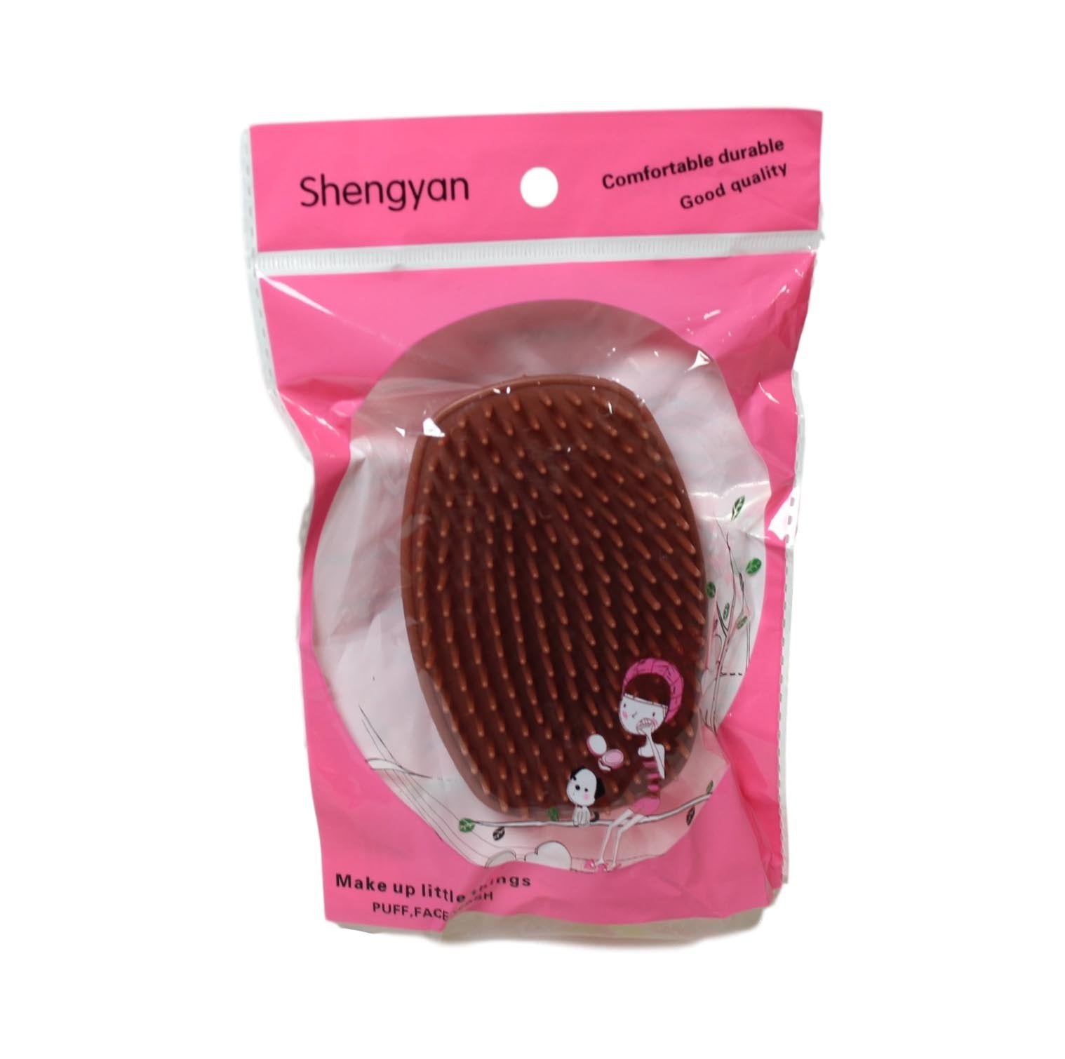 10cm Plastic Shower Hair Scalp Brush Assorted Colours