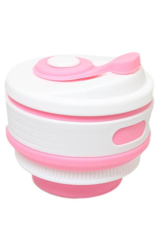 Collapsible Silicone Travel Coffee Cup Mug 350ml Assorted Colors