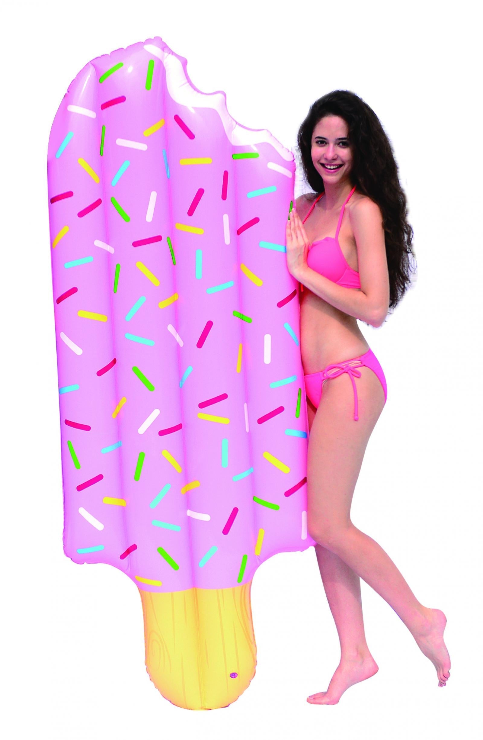 Giant Inflatable Ice Cream Lolly Pool Float Over 6 Feet Long