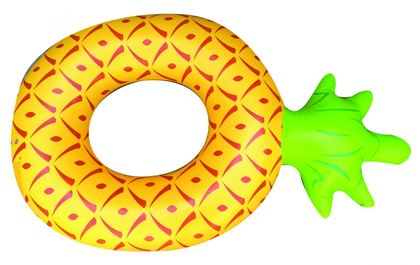 6 FT Giant Inflatable Pineapple Pool Ring for Fun in the Sun