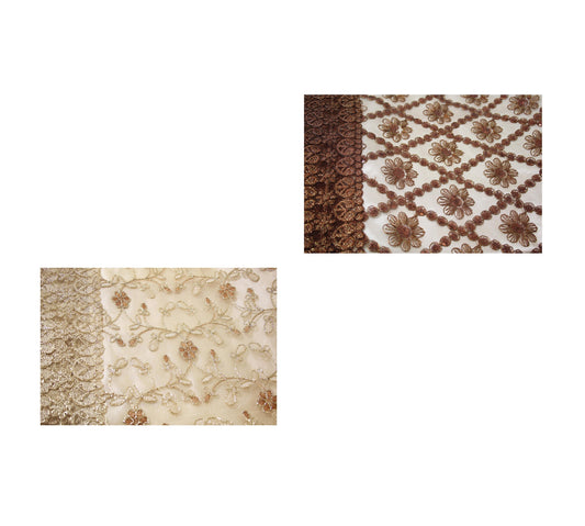 Traditional Moroccan Lace Floral Table Cloth Runner 85x85cm