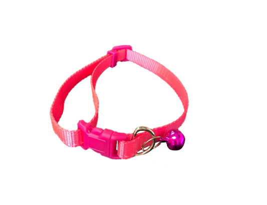 Pet Collar with Bell 10 cm Assorted Colors