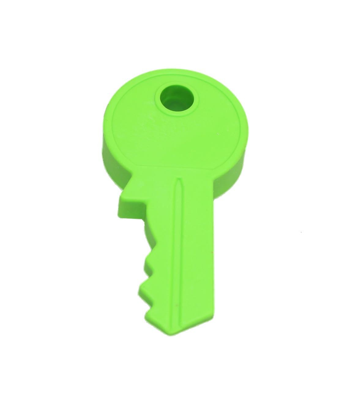 Durable Key Shape Door Stopper in Assorted Colours 13 x 3 cm