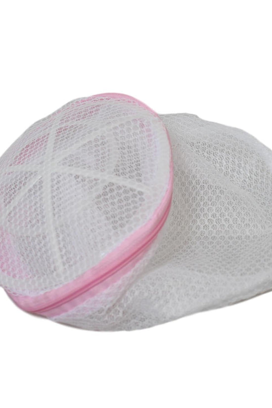 15cm Protective Zipped Round Mesh Laundry Bag