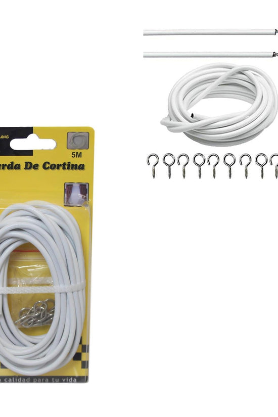 Versatile Net Curtain Wire for Indoor and Outdoor Use 5m