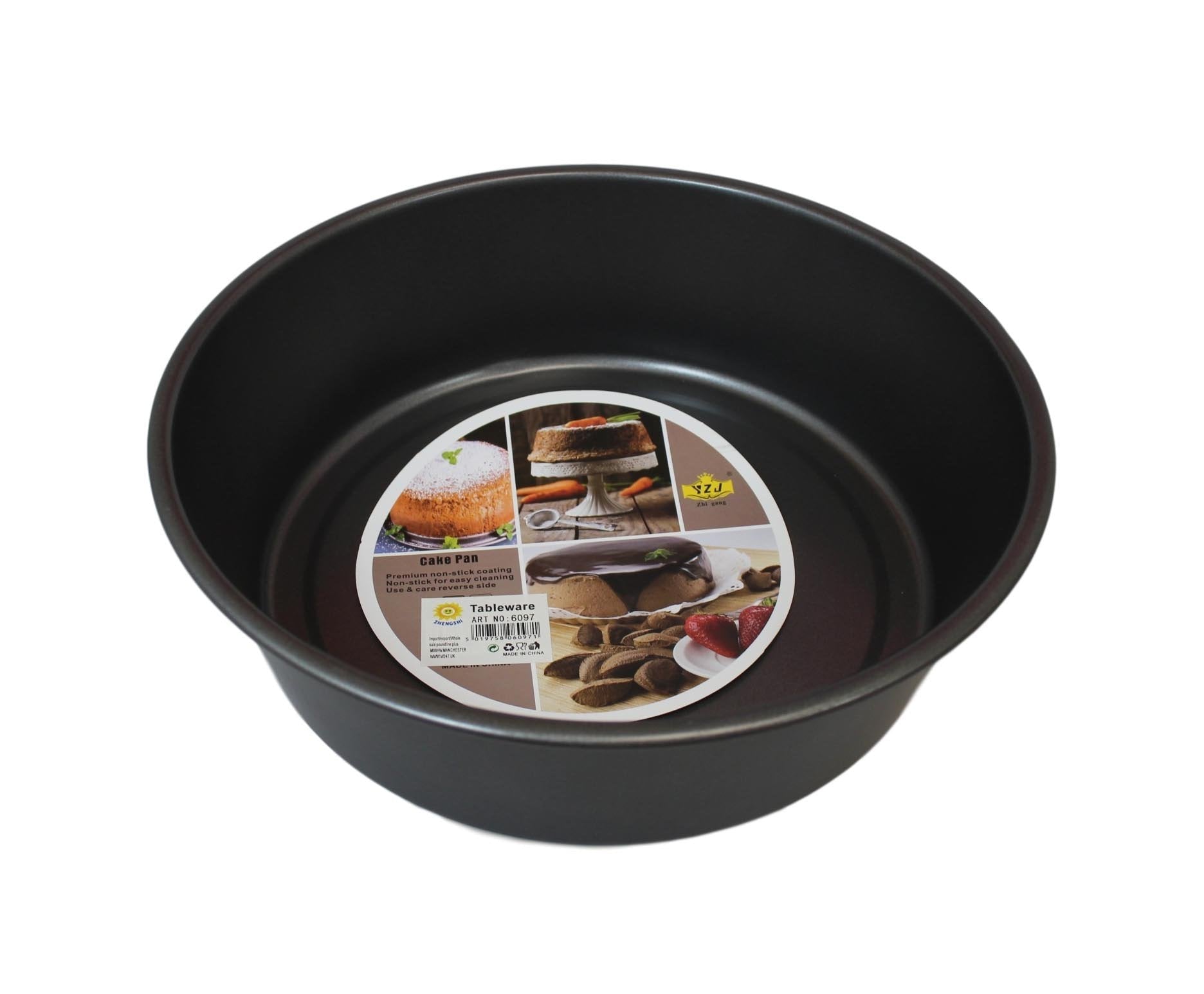 Premium Deep Cake Baking Dish NonStick Coating Easy Cleaning