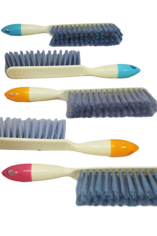 29cm Plastic Soft Bristle Cleaning Brush Assorted Colours