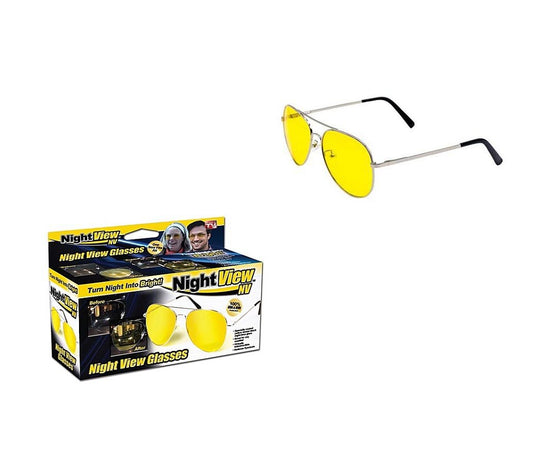 Yellow Coated Night View Glasses for GlareFree Driving