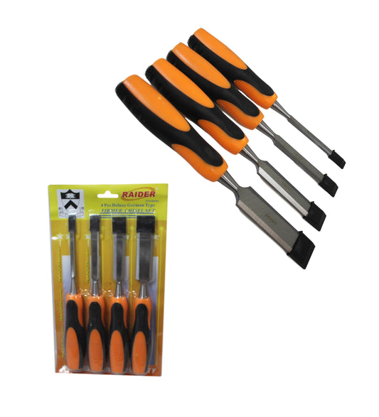 Deluxe German Type Chisel Set 4 Pack Professional Quality 6mm24mm