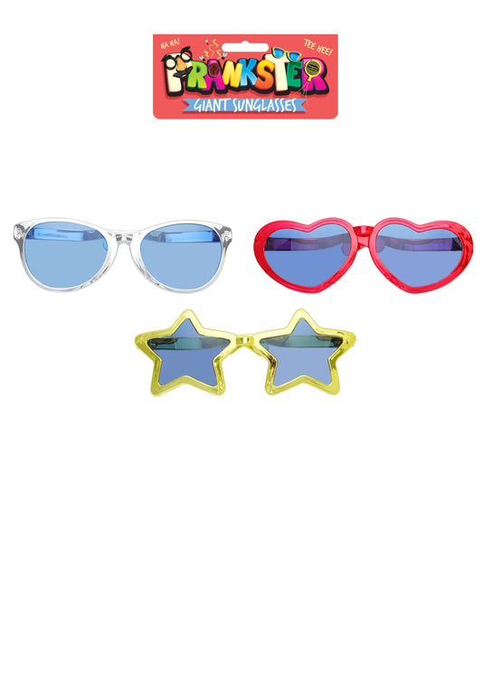Large Plastic Fancy Dress Glasses Assorted Designs