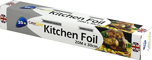 Premium Kitchen Aluminium Foil 20m x 30cm Versatile Durable