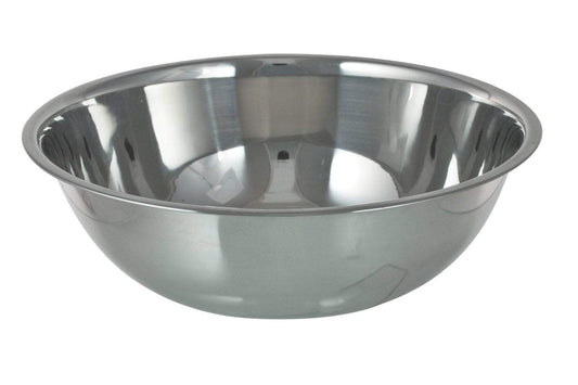 Large Stainless Steel Salad Mixing Bowl for Professional Chefs and Home Cooks