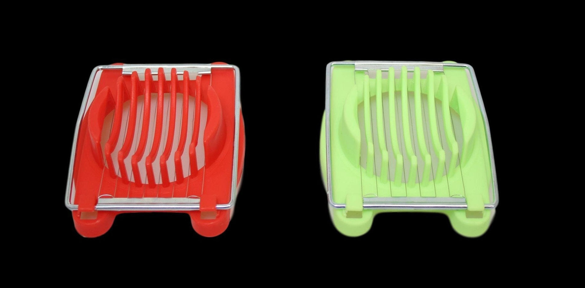 10 x 8 cm Plastic Egg Slicer Assorted Colours