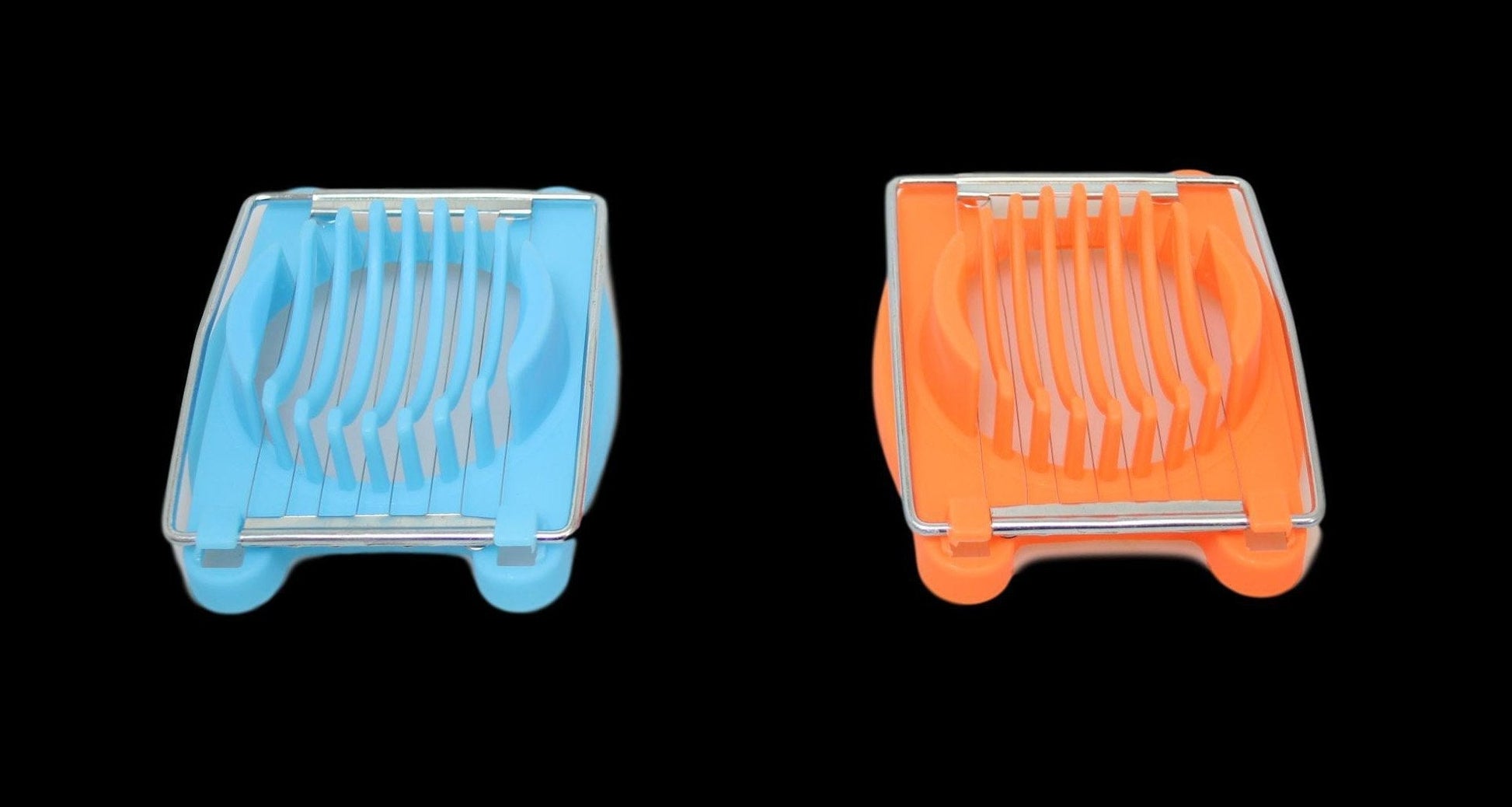 10 x 8 cm Plastic Egg Slicer Assorted Colours