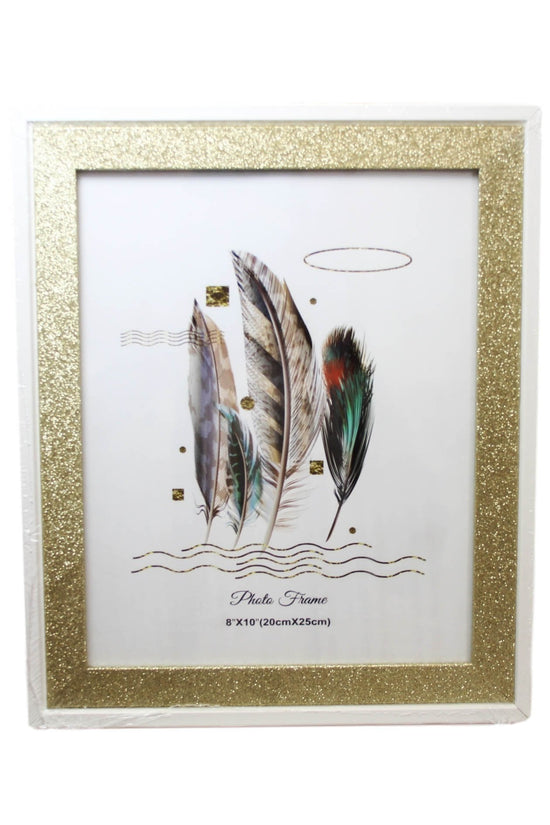 Elegant Sparkly Photo Frame in Assorted Colours 20 x 25 cm