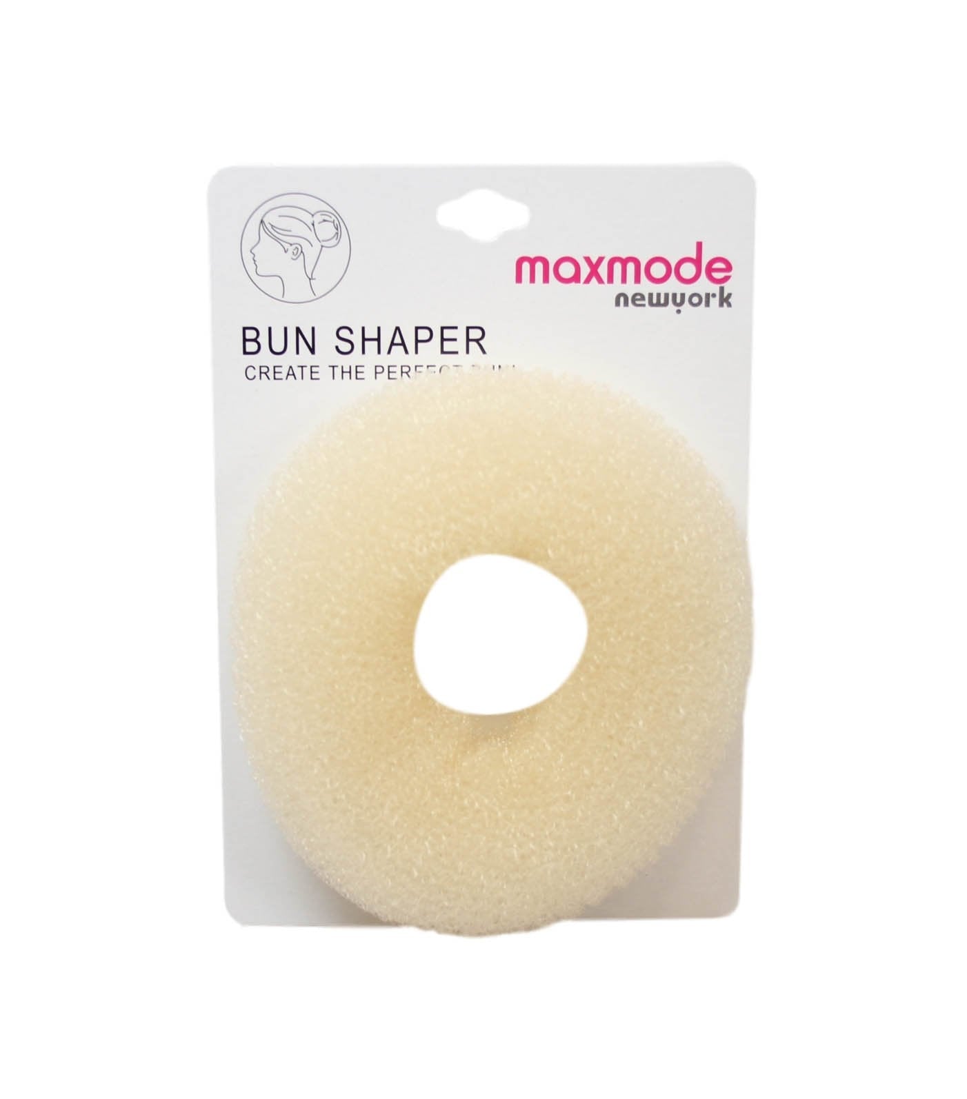 10cm Mesh Hair Bun Styler Donut Ring Assorted Colors