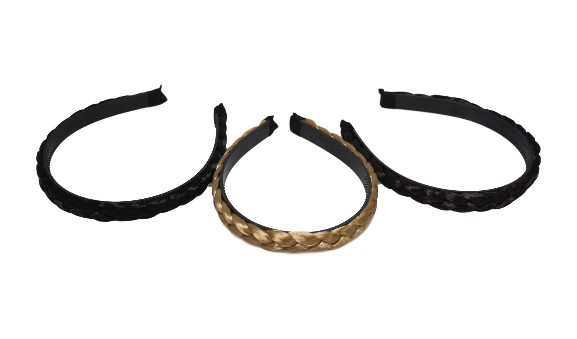 Stylish Girls Faux Hair Braided Headband Assorted Colors