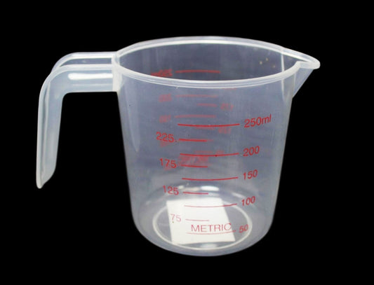 250ml Durable Plastic Measuring Jug for Household Use