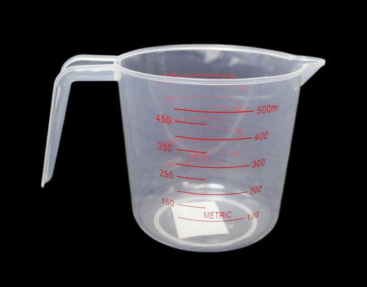 500ml Durable Plastic Measuring Jug for Easy Kitchen Measurements