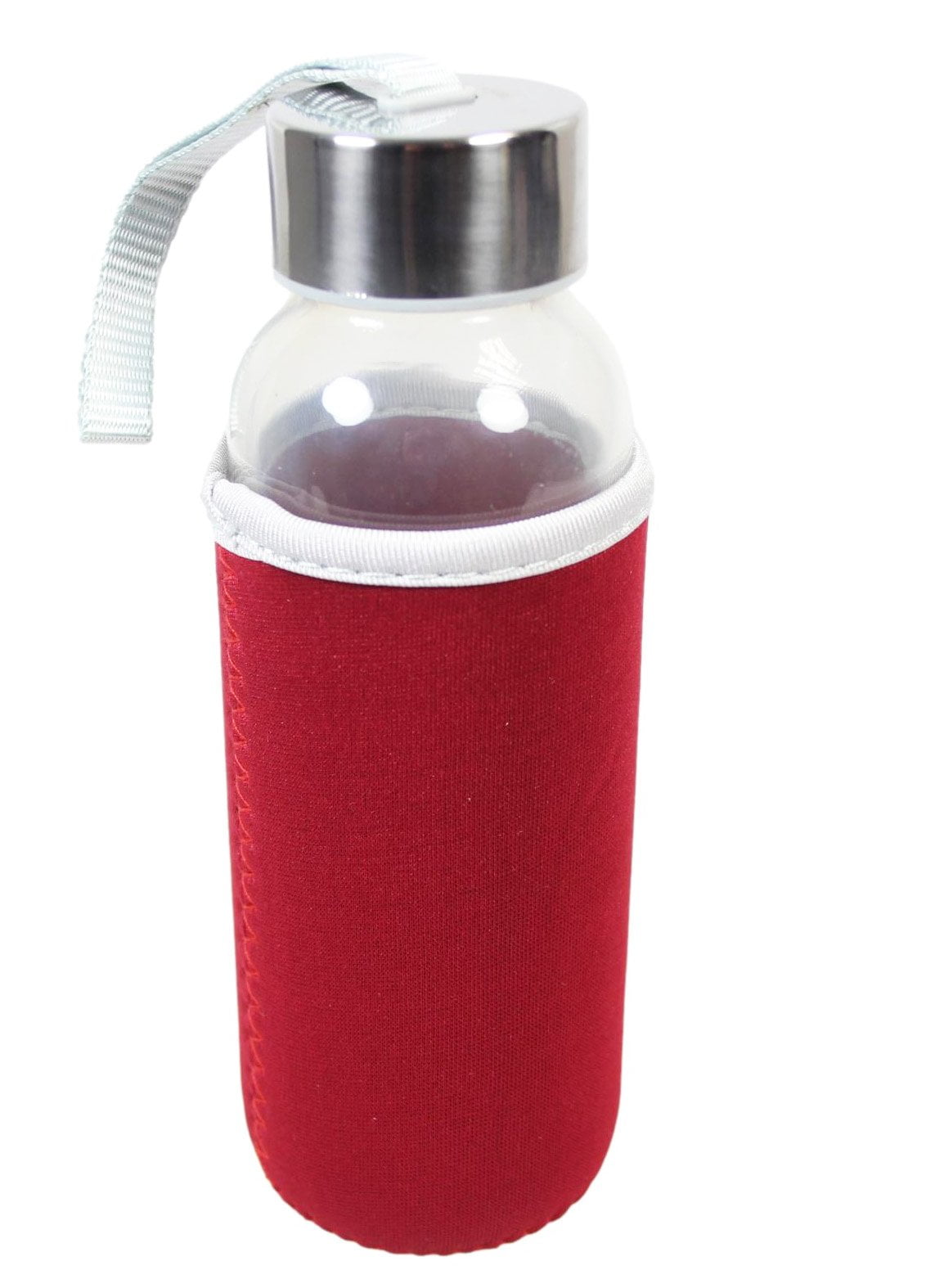 EcoFriendly Glass Water Bottle with Stylish Cover Assorted Colors