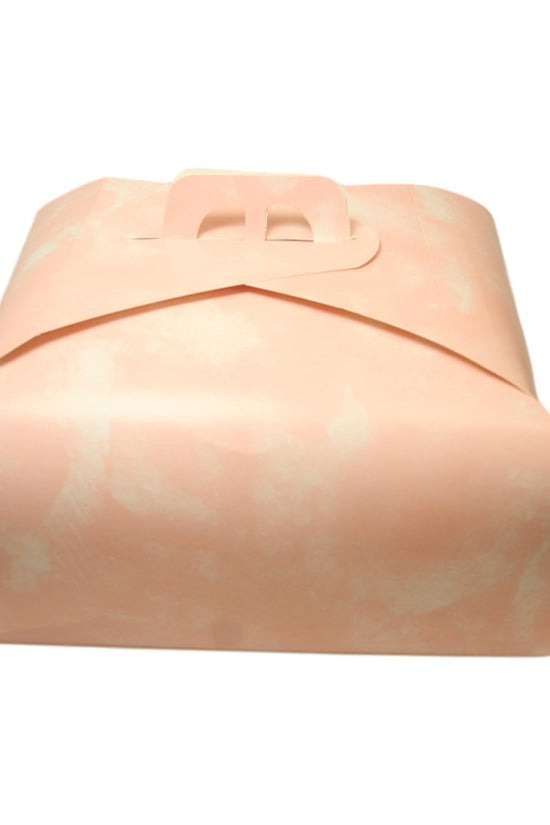 PinkGold Festive Square Cake Box Stylish Party Supplies