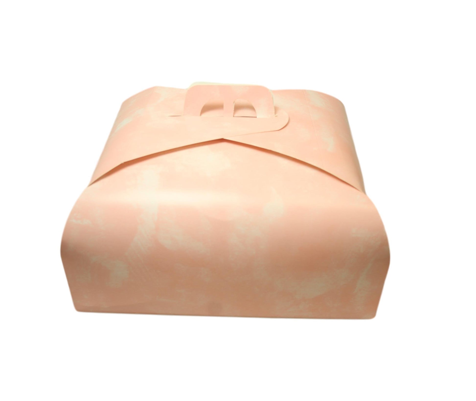 PinkGold Festive Square Cake Box Stylish Party Supplies