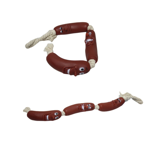 Durable Silicone Dog Toy Set for Fetch Teething Play